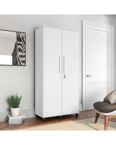 Armário Organizador Multiuso 2 Portas Gold - Branco