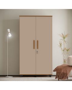 Armario Multiuso Ouro Amplo e Resistente Ideal para Lavanderia Alimentos e Ultilidades Amêndoa / Fendi