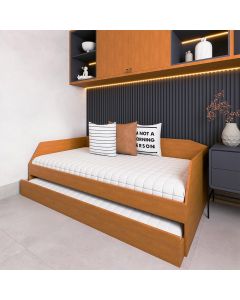 Bicama Cama Auxiliar Americana Luxo em Mdf Resistente Nobre Nature